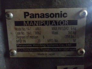 сварочный робот Panasonic модель YA-1