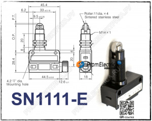 SN1111-E Компактный прецизионный концевой выключатель