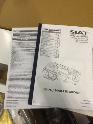 Аккумуляторная стреппинг-машинка (инструмент) SIAT GT-SMART