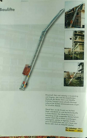 Böcker Astro-Lift ES 13 "строительный лифт"