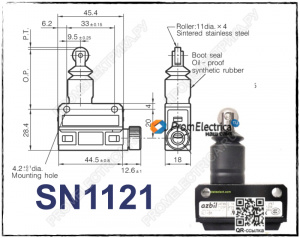 SN1121 Компактный прецизионный концевой выключатель