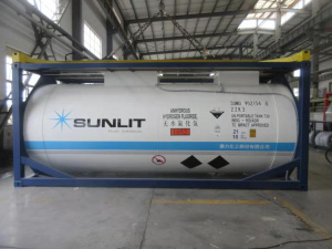 Танк-контейнер объём 21000 литров тип Т20, для перевозки и хранения водорода фтористого безводного ООН1052