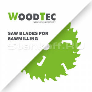 Пила дисковая WoodTec 350 х 75 (2KH 14*7) х 3,8/2,5 Z = (18 + 18) + 4