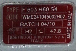 Мотор-редуктор bonfiglioli Италия F603 H60 5.5кВт