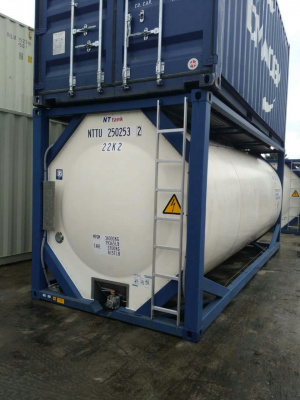 Танк-контейнер тип Т11 объём 21000 литров, для перевозки и хранения любых пищевых наливных продуктов