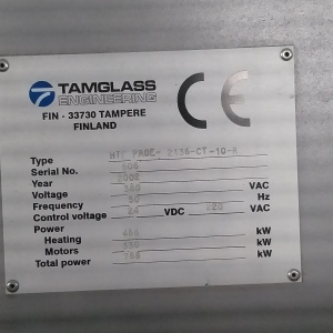 Печь закалки стекла Tamglass HTF PROE - 2136