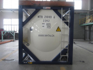 Танк-контейнер тип Т14 объём 25м3 с термоизоляцией и подогревом для перевозки и хранения серной, азотной кислоты