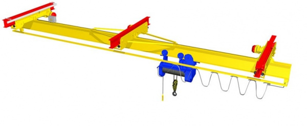 Кран-балка подвесная двухпролетная