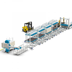 Производство ПВХ и HPL сэндвич панелей - автоматизированная линия Gluestream SPL-10.4