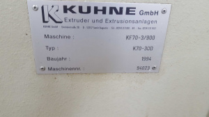 Экструдер kuhne KF70-3/900