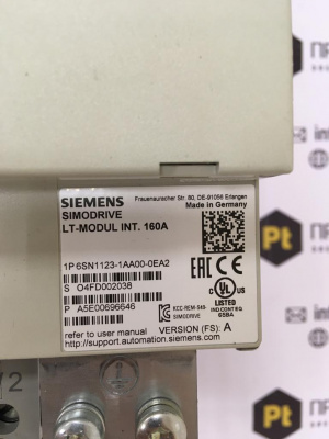 Силовой модуль Siemens 6SN1123-1AA00-0EA2