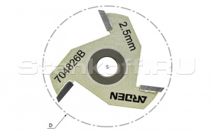 Сменный режущий пазовый диск для фрез 704814