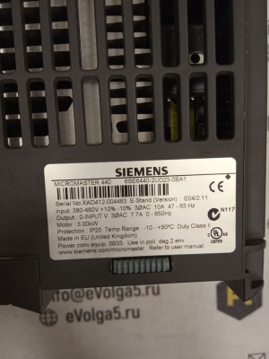 Преобразователь частоты Siemens 6SE6440-2UD23-0BA1