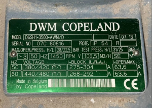 Чиллер на базе компрессора Copeland D6DH, 59,2 кВт, 330 000 руб