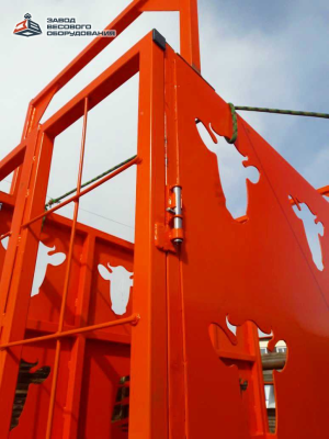 Весы для животных. Напольные весы для КРС ВП-С 1000 кг (1 тонна)