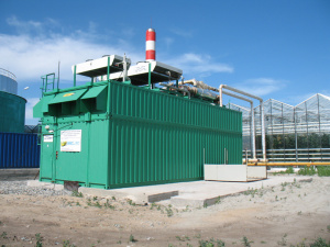 Блок-контейнер для газопоршневой установки
