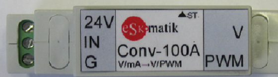 CONV-100А, Конвертор, преобразования сигнала 0(2)..10В или 0(4)..20mA в сигнал 0(2)..10В