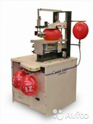 Станок для печати на воздушных шарах полуавтомат. (Канада)