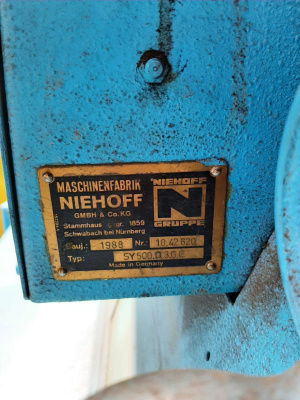двойной приемник для машины грубого волочения Niehoff SY 500.D.3GE 11964