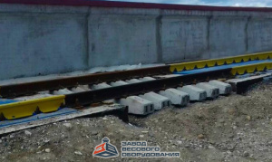 Железнодорожные вагонные весы ВТВ для статико-динамического взвешивания 200 тонн