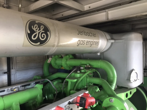 Б / у генератор с газовым двигателем мощностью 920 кВт (GE Jenbacher, 2011,50 Гц)
