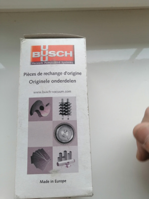 Фильтр выхлопной Busch 70х40х208 арт. 0532140155 новый для вакуумного насоса