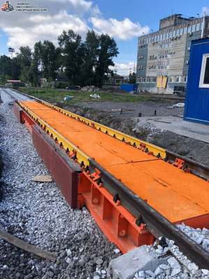 Железнодорожные вагонные весы ВТВ-С для потележечного взвешивания в динамике 30 тонн
