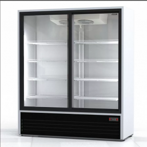 Шкаф холодильный ПРЕМЬЕР ШВУП1ТУ-1,12 К (двери-купе, остекление с двух сторон)