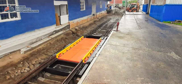 Железнодорожные вагонные весы ВТВ для статико-динамического взвешивания 30 тонн