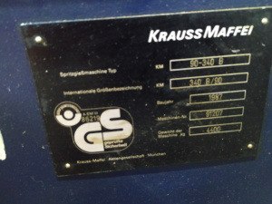 Инжекционный термопластавтомат “Krauss Maffei” КМ 90/340