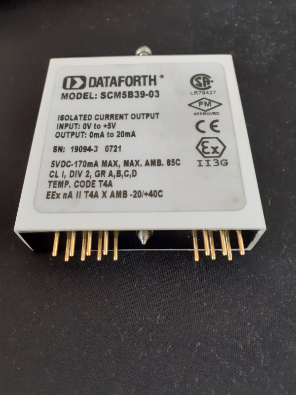 Dataforth SCM5B39-03 Модуль вывода сигналов постоянного тока (нормализатор сигналов)
