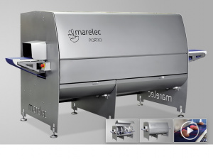 Машина MARELEC PORTIO 3 для порционной нарезки индейки на стейки с фиксированным весом