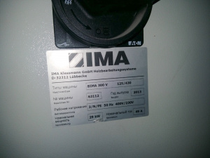 Обрабатывающий центр IMA BIMA 300 V, 4 оси, кромочный узел