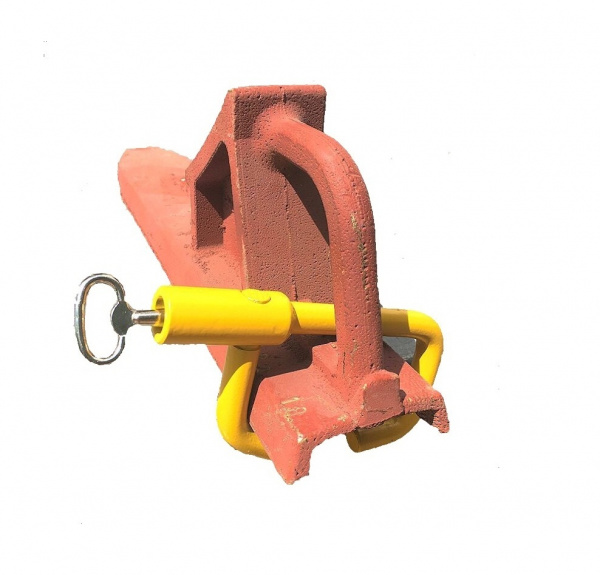 Замок для тормозного ЖД башмака