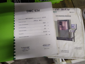 Фрезерный станок с чпу DMG DMC 63V