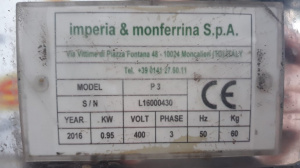 Машина для производства макарон (лапшерезка) La Monferinna P3
