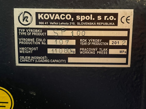 Сварочный манипулятор / позиционер на 10 тонн Kovaco SP 100 6513 = Mach4metal