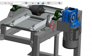 Чертеж станка горячего тиснения V3B25