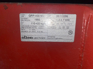 Комбинированная горелка Oilon GRP-400 M-I