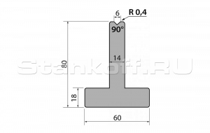 Матрица R1 Т-образная модель T80.06.90.415