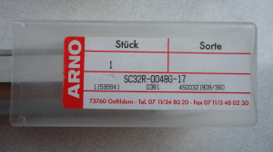 Сверло со сменными пластинами ARNO SC32R-0048G-17