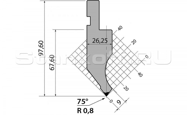 Пуансон P.97.75.R08.835