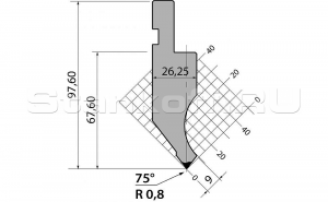 Пуансон P.97.75.R08.835