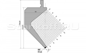 Пуансон R1 классический P.196.88.R06.795s