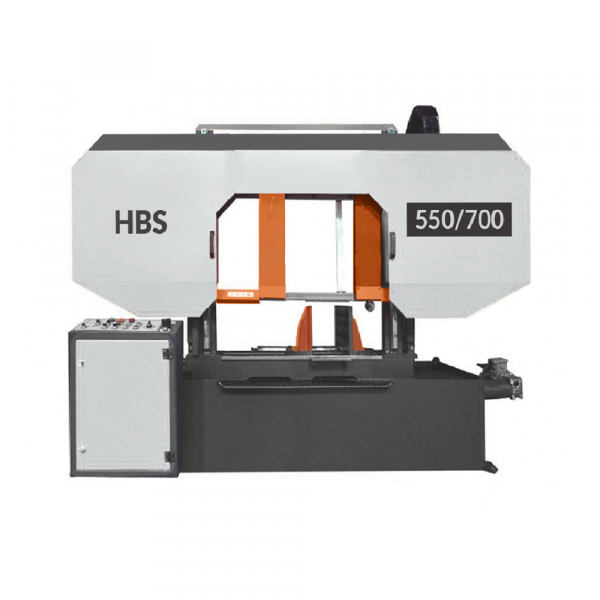 Двухколонный полуавтоматический ленточнопильный станок HBS-550/700