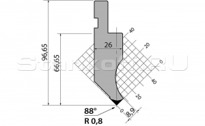 Пуансон P.97.88.R08.795s