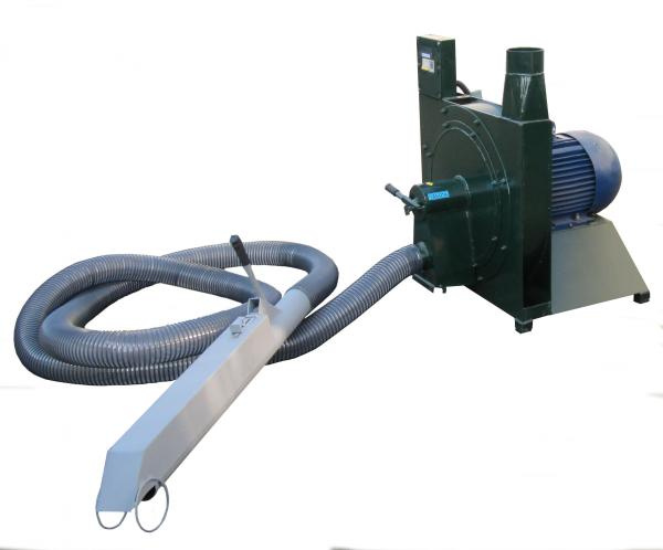 Дробилку вакуумно-нагнетающую для щепы, пеллет, лузги, опилок и др ...