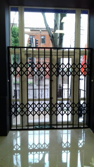 Розсувні решітки металеві на двері вікна балкони вітрини Виробництво і монтаж по всій Україні