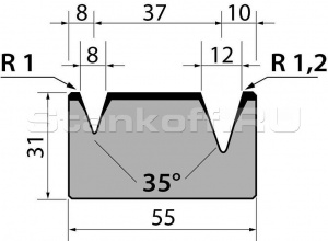 Матрица R1 классическая двухручьевая M31.35.02.835