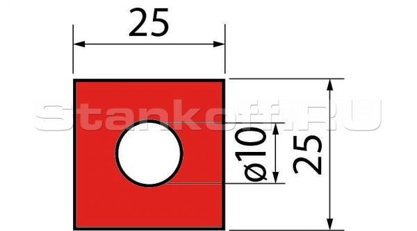 Полиуретановая вставка GMF25x25x10.415